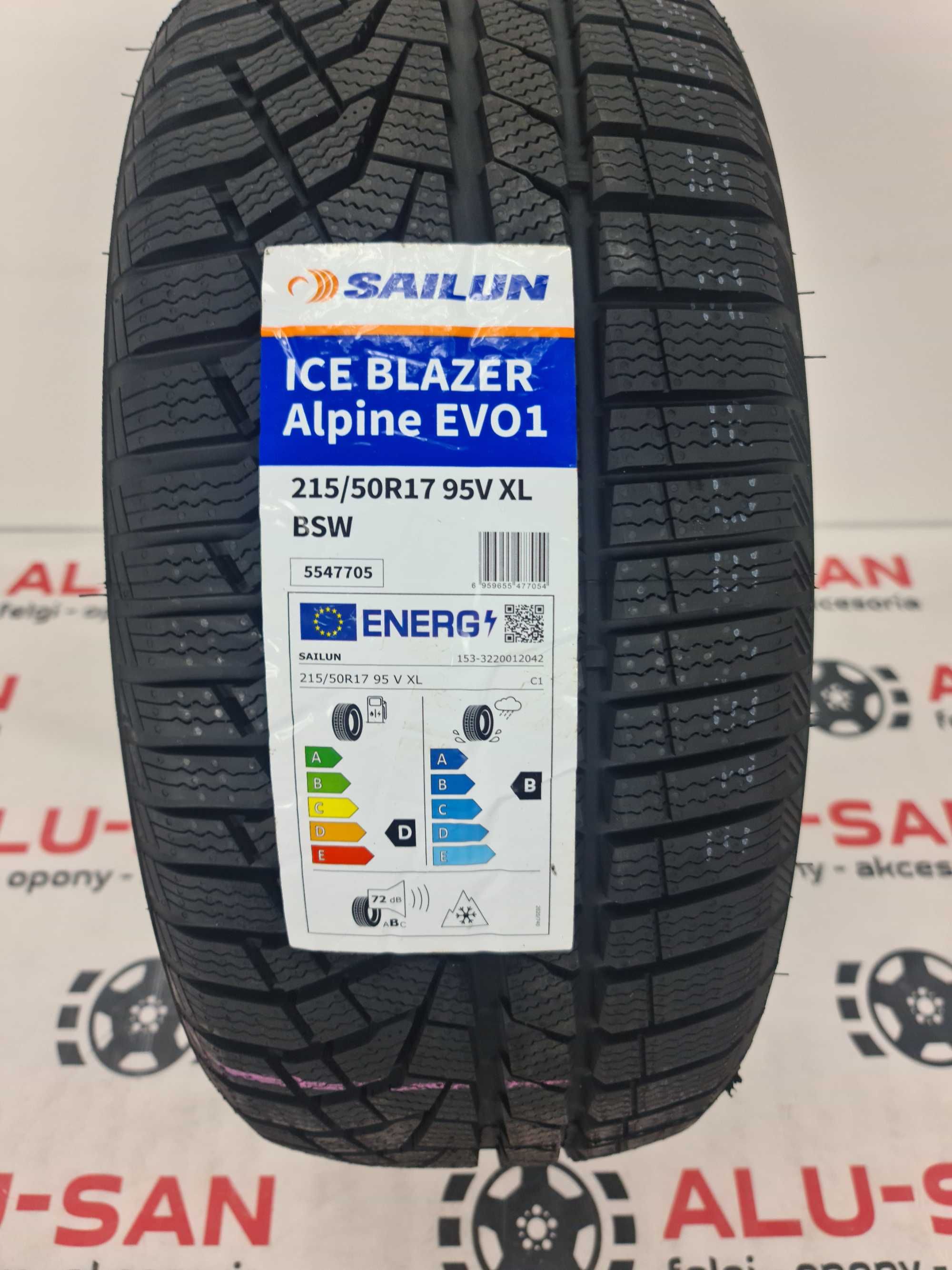 NOWE zimowe OPONY 215/50R17 - Sailun Ice Blazer Alpine Evo 1