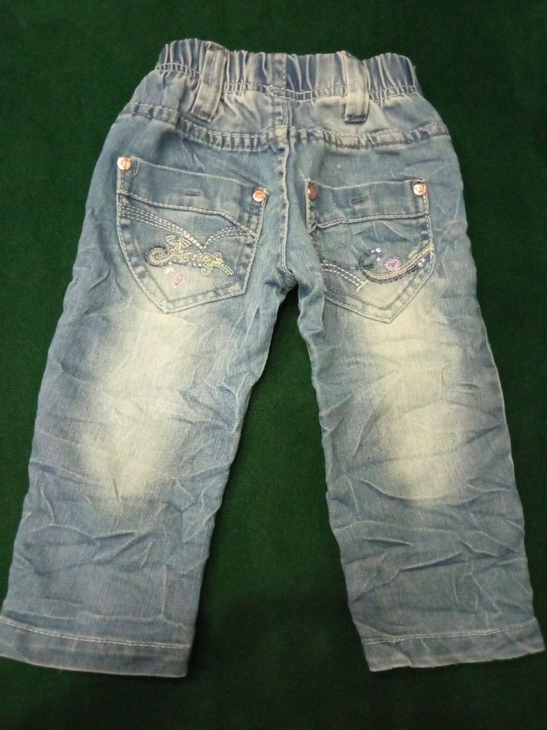 Spodnie jeansy r.80