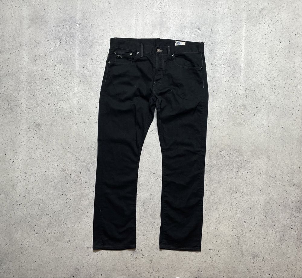 Мужские Черные Джинсы G Star Raw Оригинал Идеал M-L 36x30