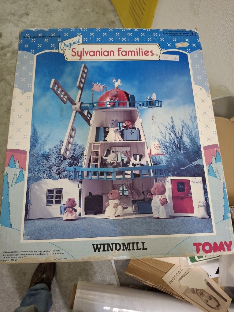 Sylvanian families novo na caixa moinho