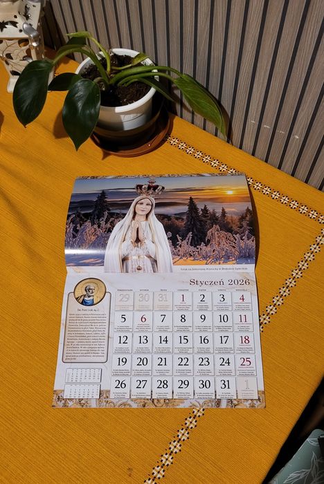 Wyjątkowy kalendarz na 2026 rok. "365 dni z Maryją". Nowy.
