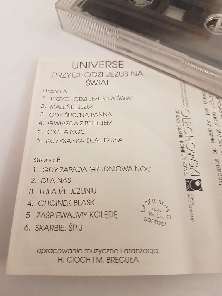 Kaseta magnetofonowa Universe "Przychodzi Jezus na Świat"