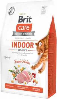 Корм Brit Care Indoor Anti-stress для кошек курица