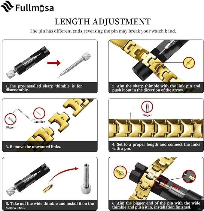 Fullmosa Apple Watch SE 2 8 / 7 6 5 4 3 2 bransoleta 42 44 45mm złota