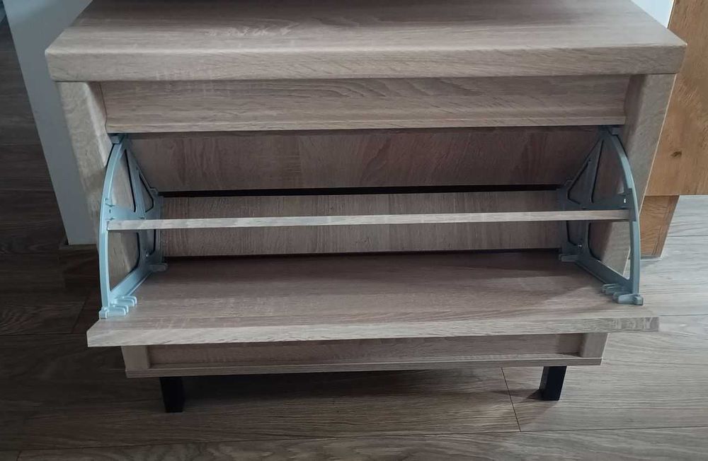 Szafka na buty, kolor dąb sonoma (z nóżkami - bardziej funkcjonalna)