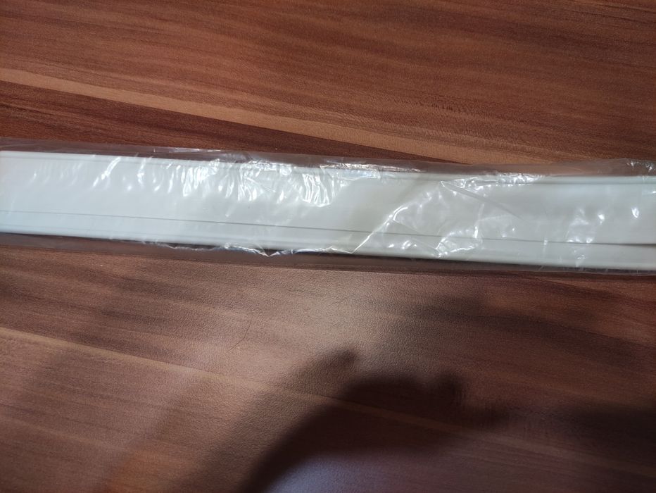 NOWA Biała Listwa na drzwi, uszczelka antyprzeciągowa pod drzwi