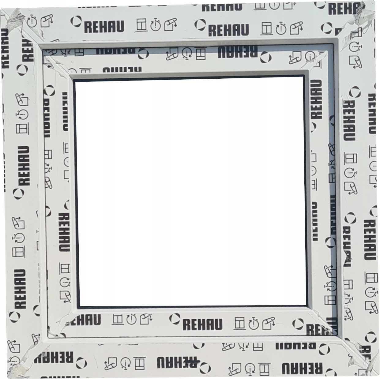 OKNA KacprzaK OKNO PCV 565x535 NOWE Białe 565x535