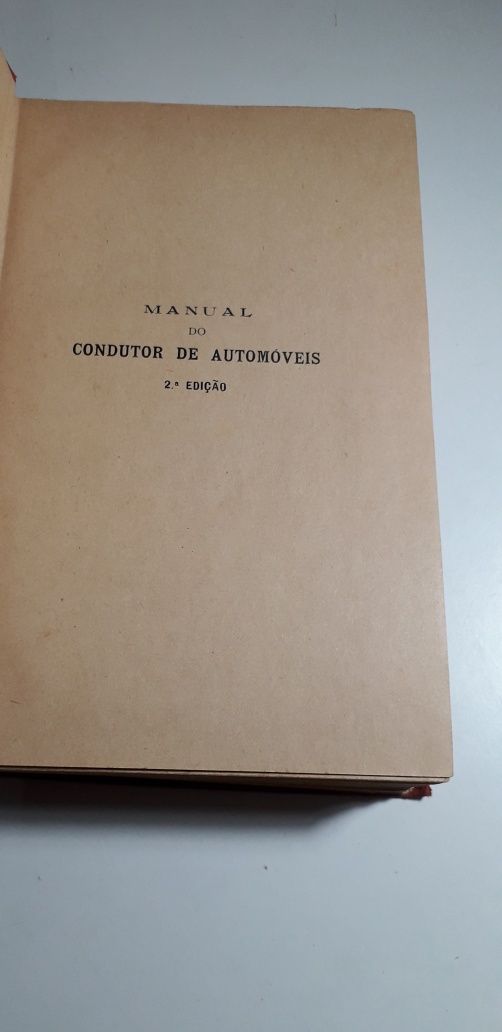 Manual do Condutor de Automóveis (Bertrand)