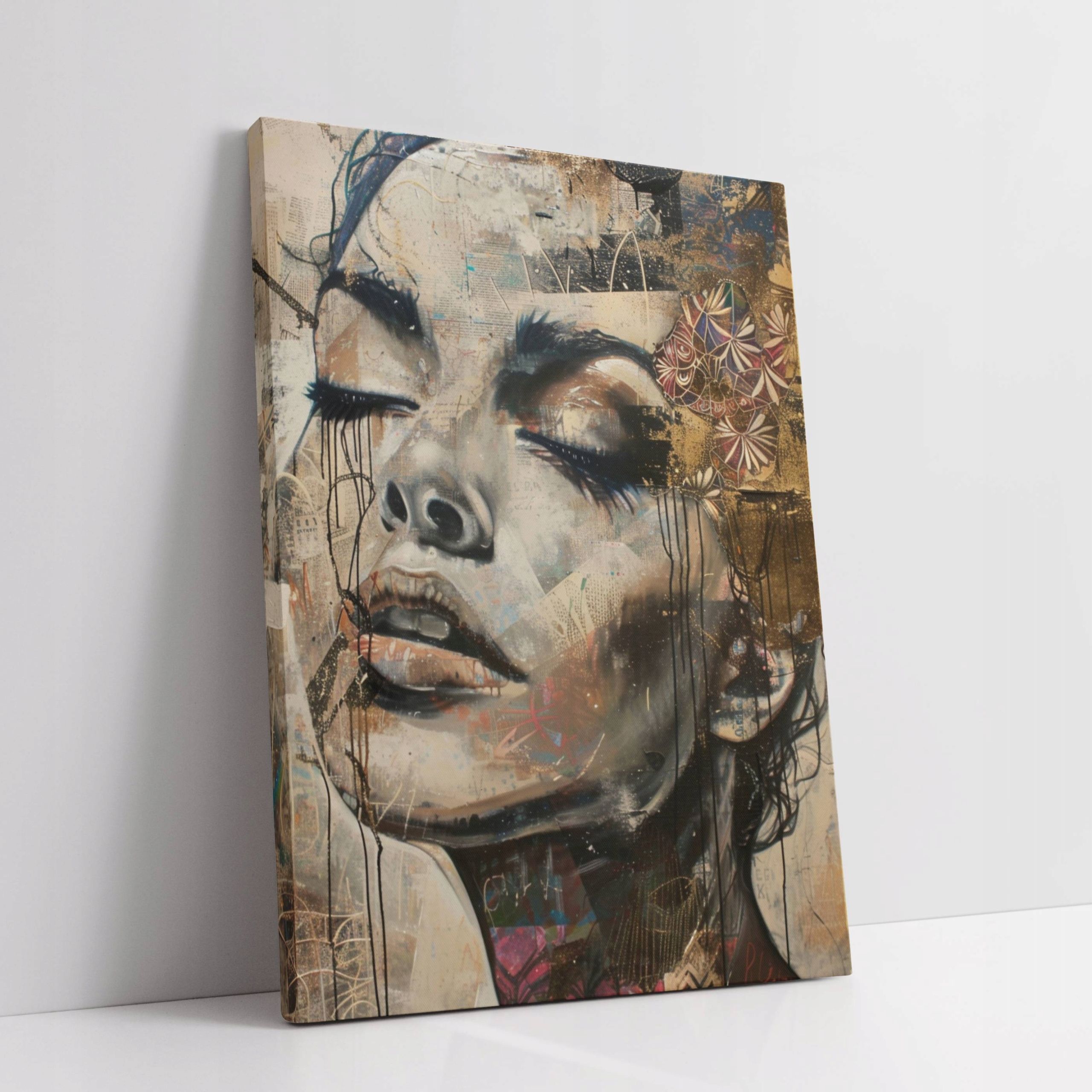 Obraz na płótnie Kobieta sztuka nowoczesna do domu pokoju salonu 45x60