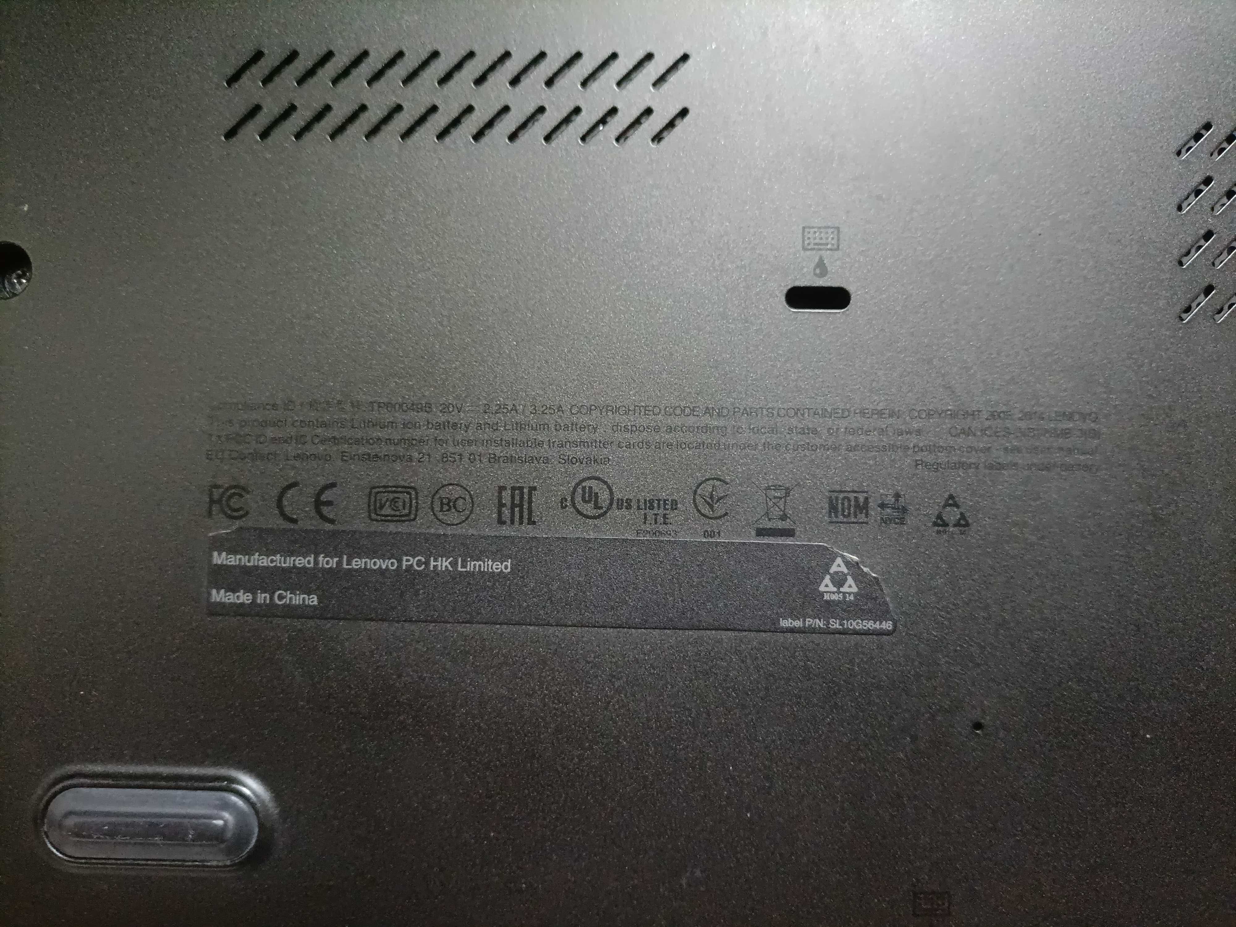 Portátil Lenovo ThinkPad T470s