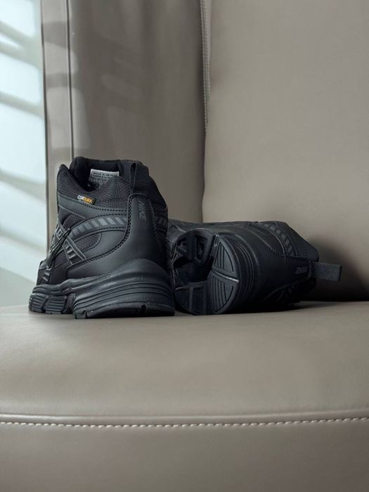 Чоловічі кросівки найк Nike Initiator High Fur All Black [41-46]