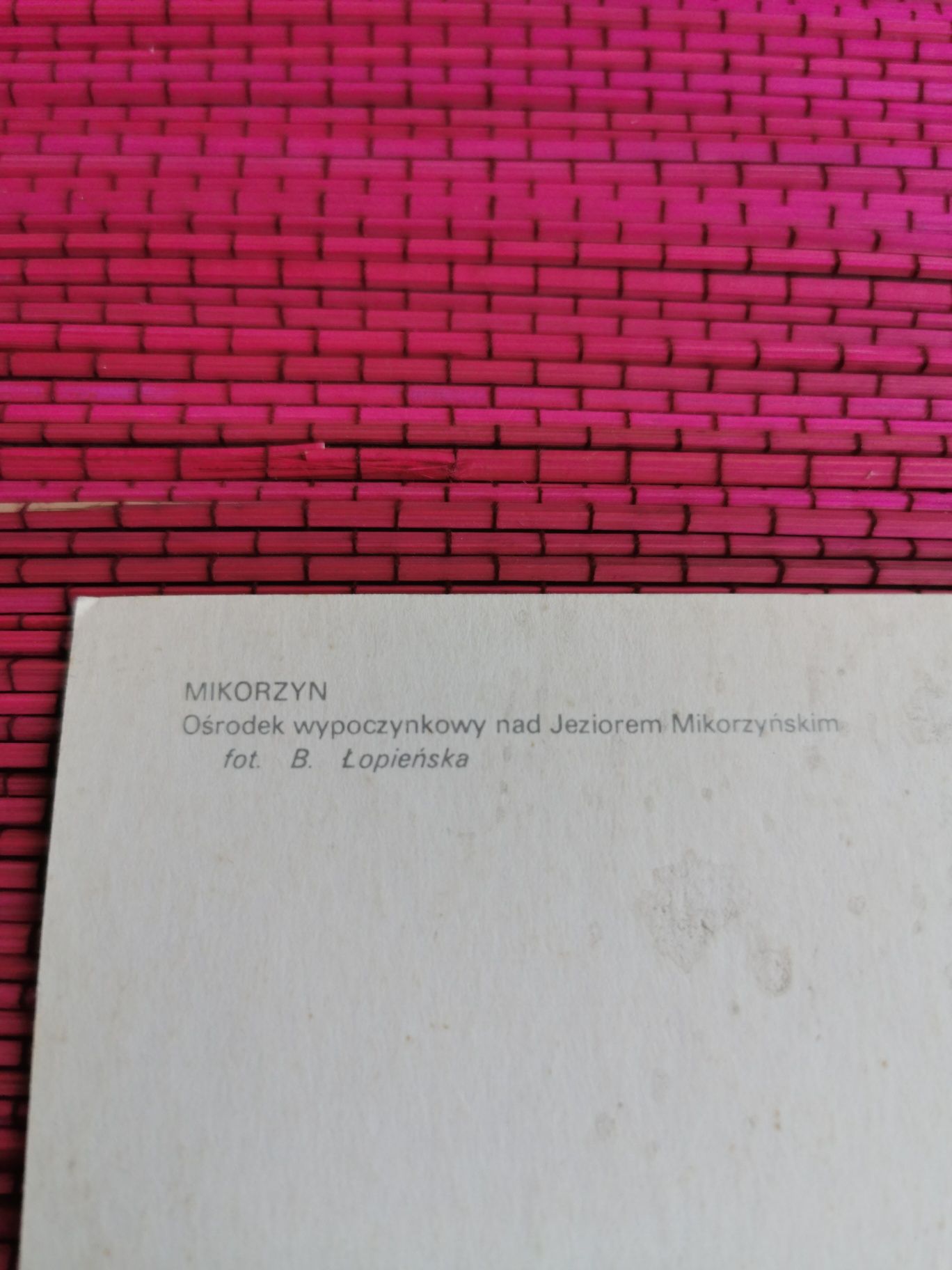 Pocztówka Mikorzyn lata 70