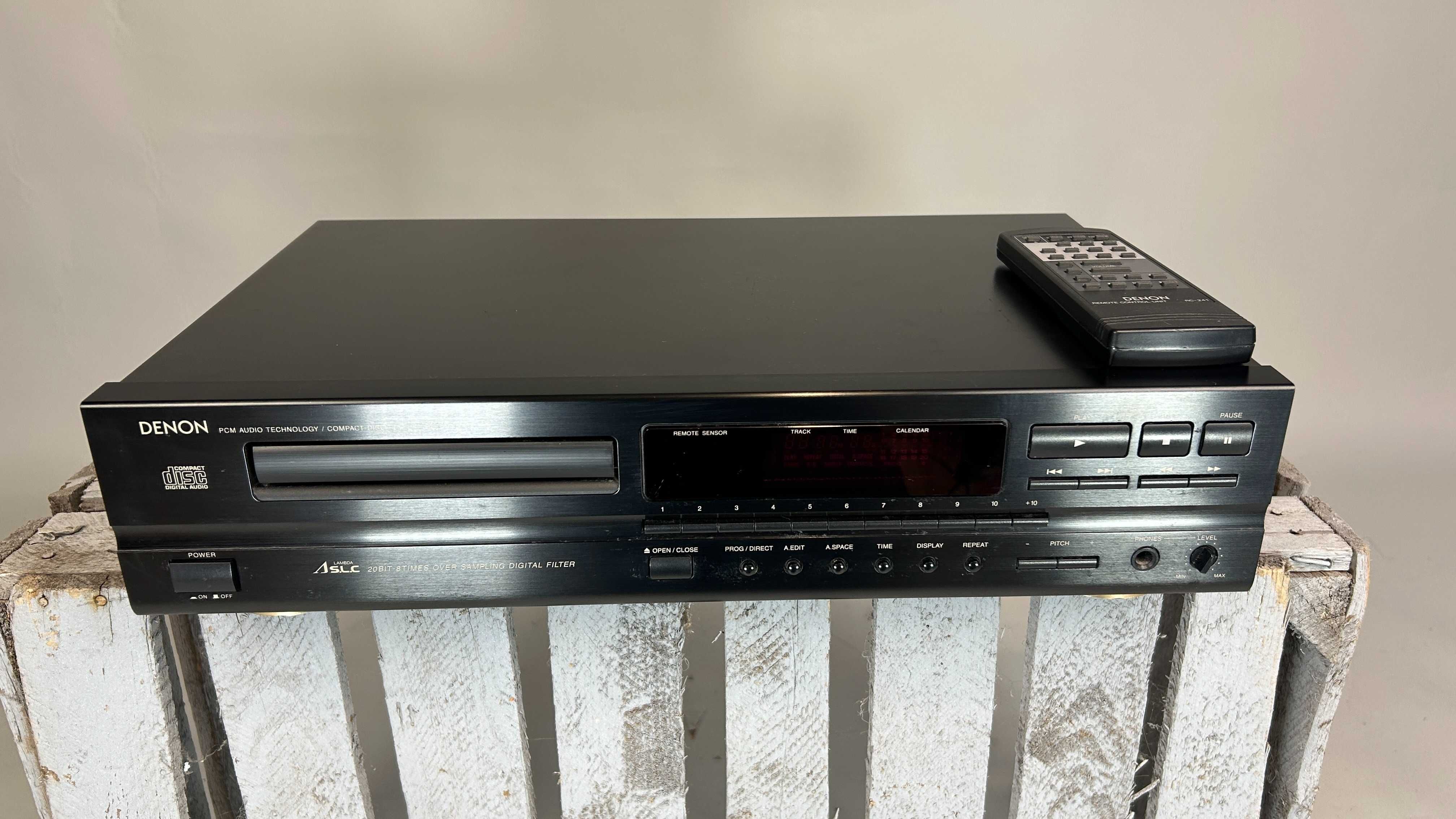 Denon DCD‑715 + oryginalny pilot RC‑241 - odtwarzacz CD