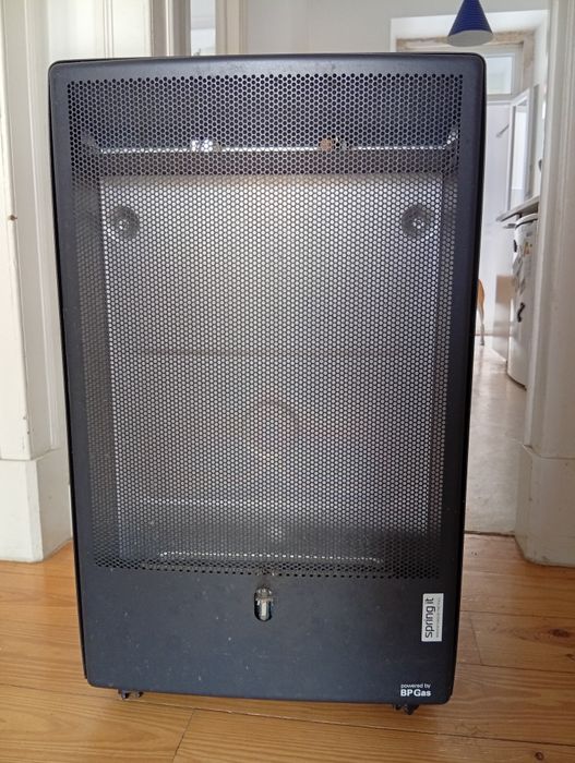 Aquecedor a gás com botija