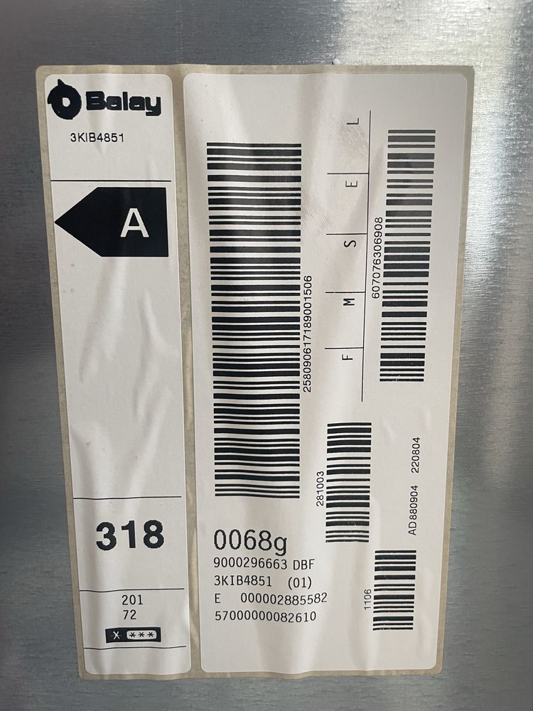 Frigorífico Combinado Balay FD 8809 Encastre