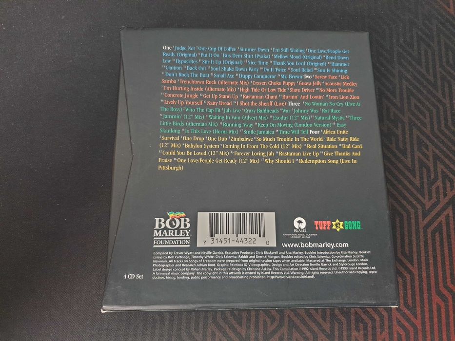 Bob Marley Songs of Freedom 3 cds