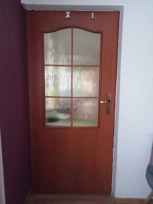 Drzwi wewnętrzne brązowe 90 cm