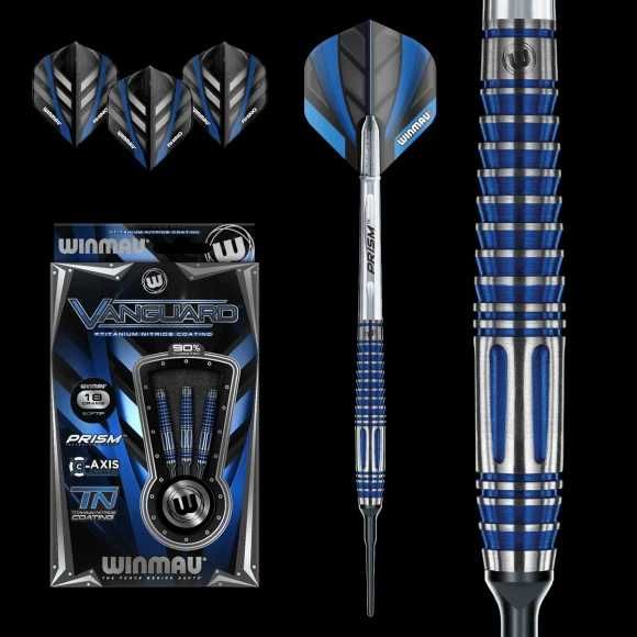 WINMAU Vanguard 90% Tungsten 18 Softip