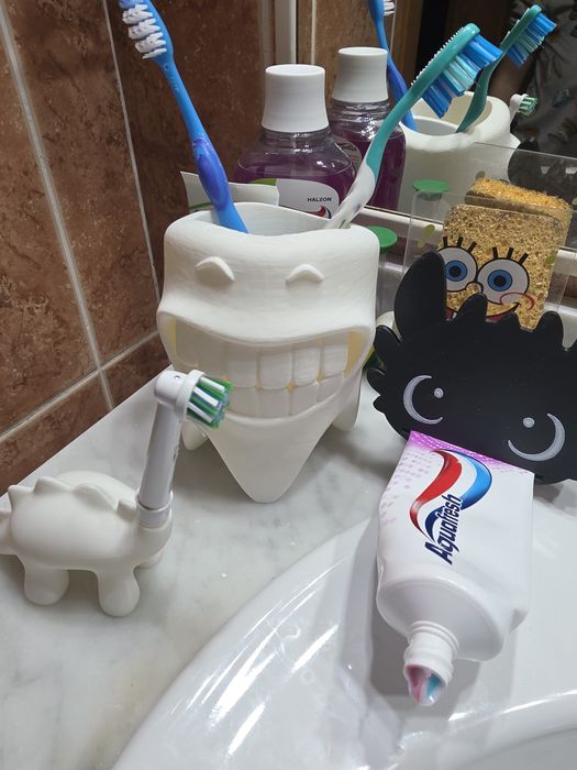 Suporte de Escovas de Dentes WC