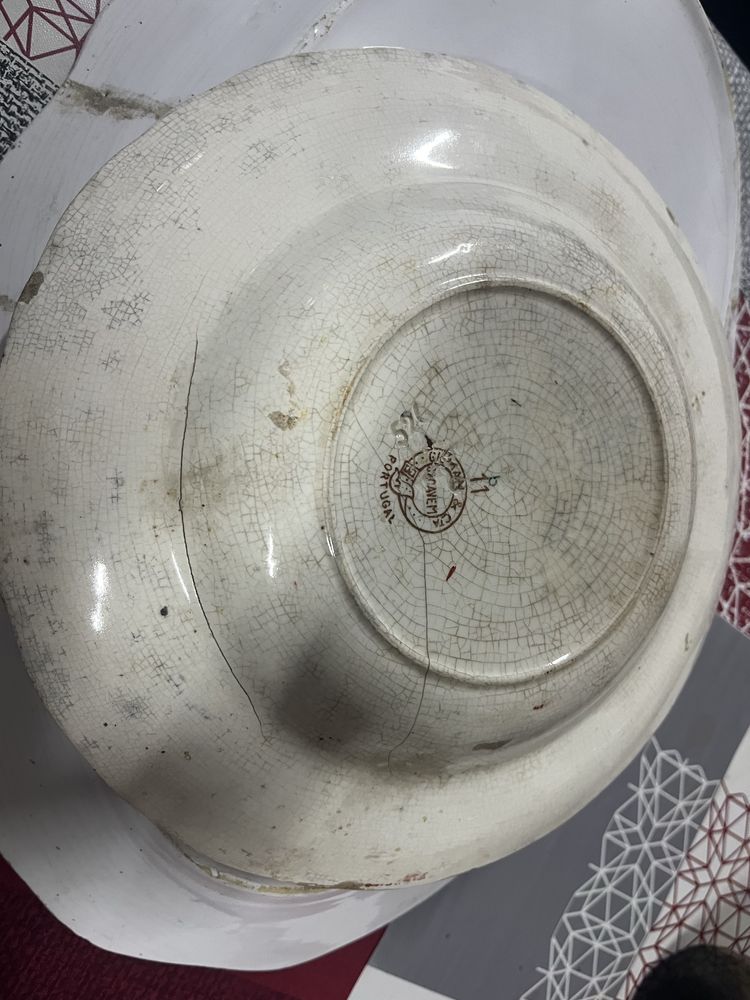 Prato antigo da Fábrica de loiça de Sacavém/Gilman e Cta/11/Portugal