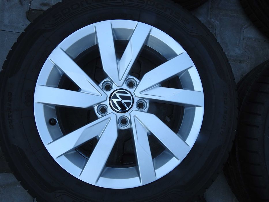 4×Alufelgi VW OE 16'' 6,5J 5x112 ET41 20rok 3G0 Super STAN