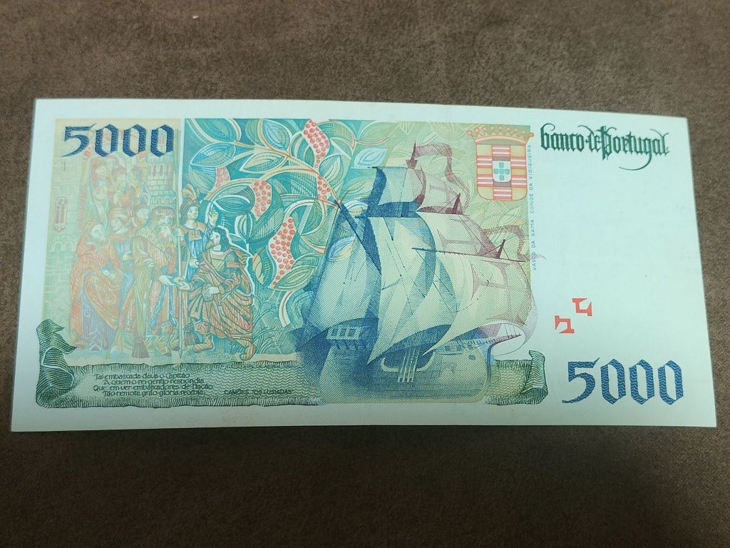 Nota de 5000 escudos