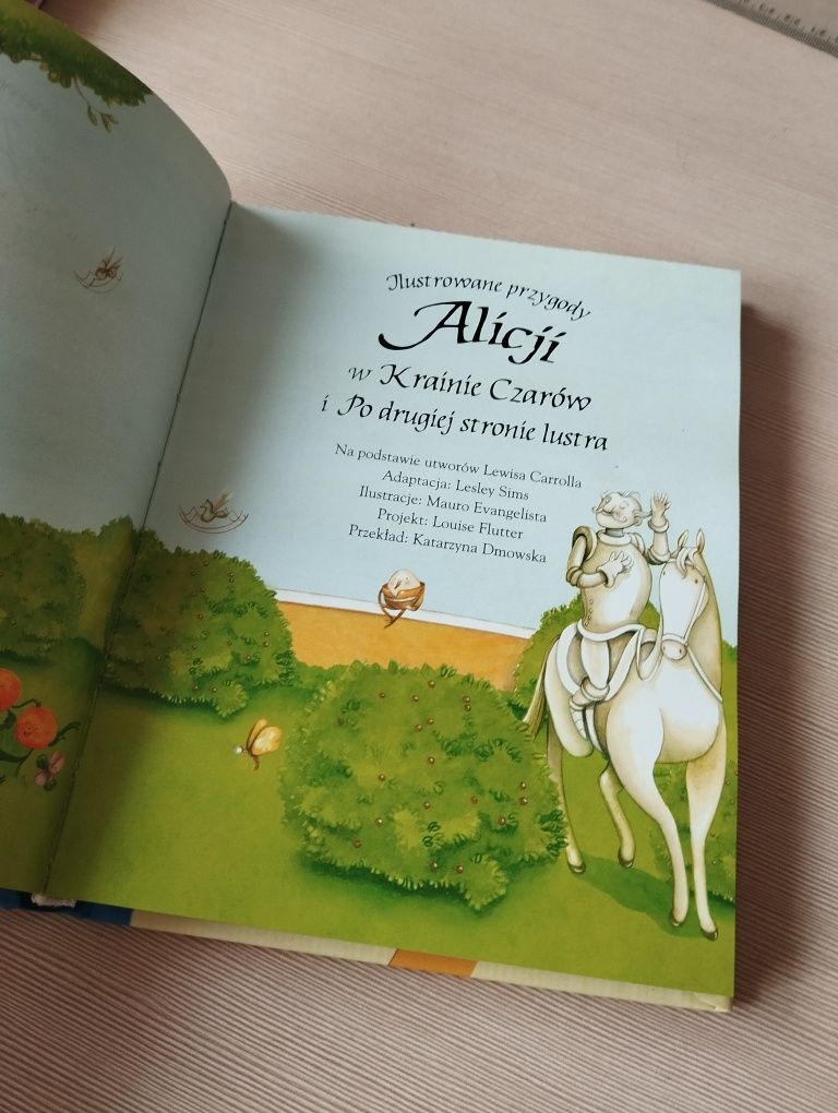 Ilustrowane przygody Alicji w krainie czarów i Po drugiej stronie lust