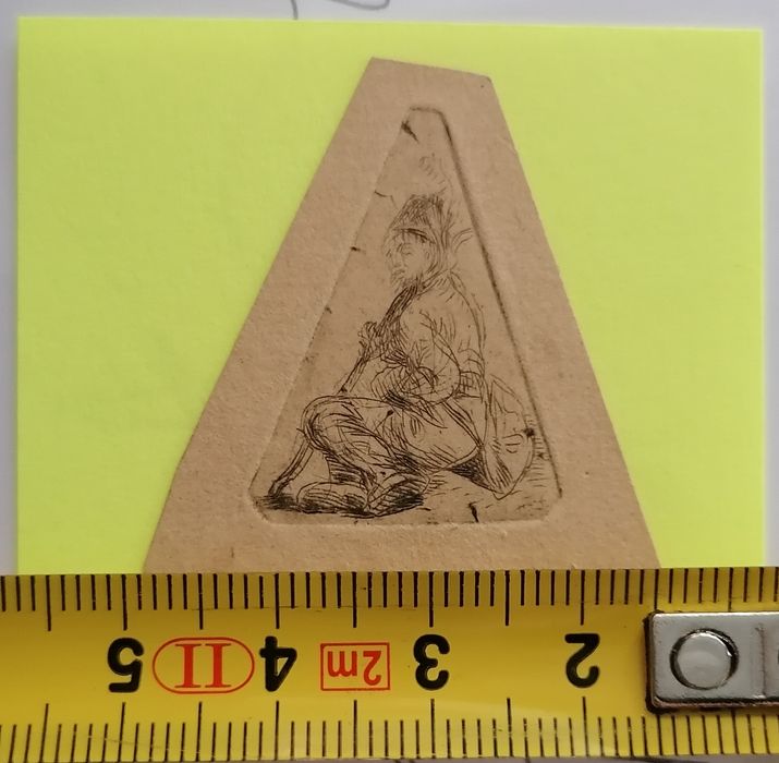 Jan Piotr Norblin - mężczyzna siedzący na ziemi