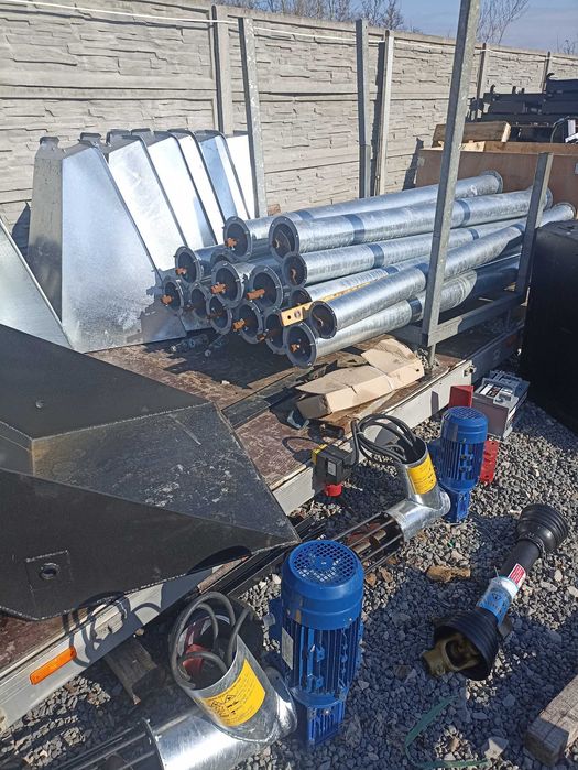 OCYNKOWANA rura do zboża o dł. 2m- przenośnik / Polska część (żmijka)