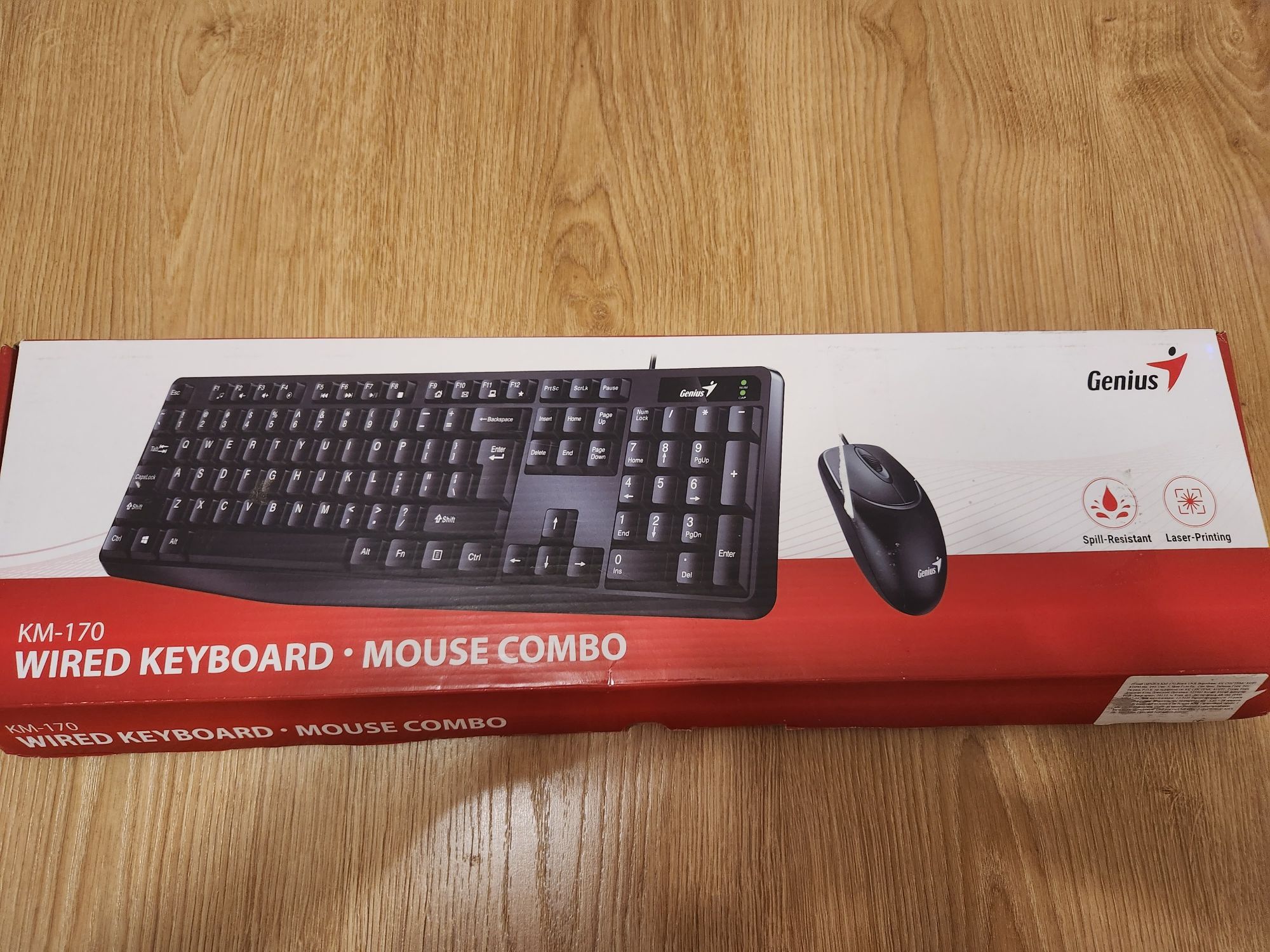 Комплект Клавіатура миша Genius KM-170 Black USB