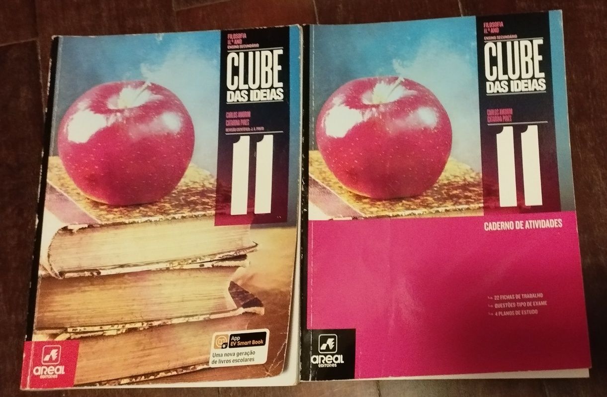 Manual e caderno de atividades "Clube das ideias 11" de filosofia