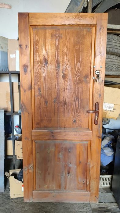 Drzwi wewnętrzne sosnowe 80cm