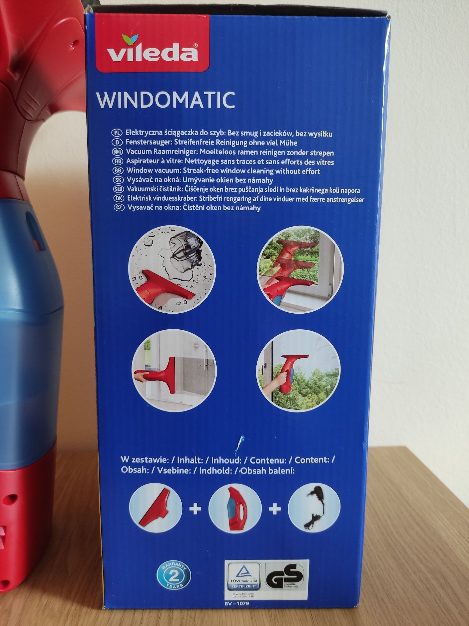 Vileda windowmatic elektryczna myjka do okien