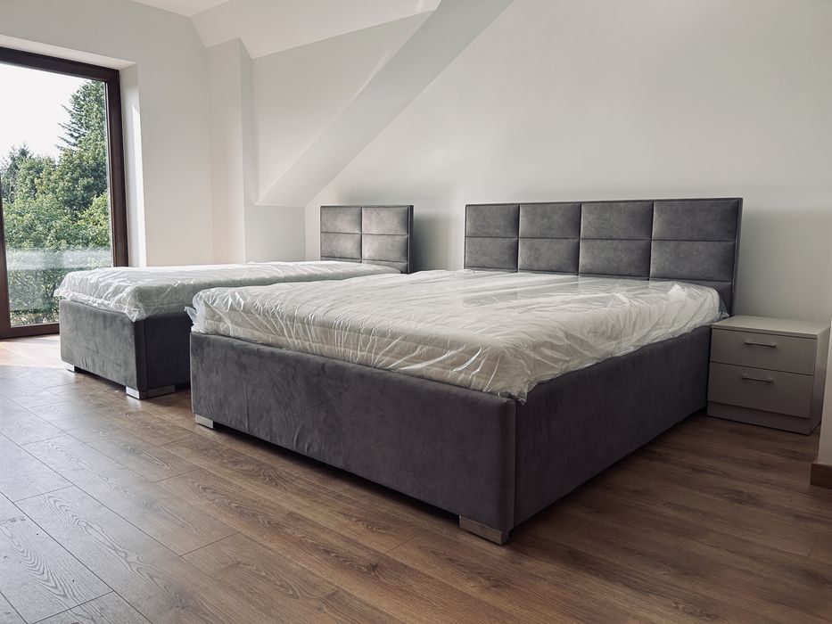 Łóżka tapicerowane na wymiar – solidne, eleganckie, nowoczesne