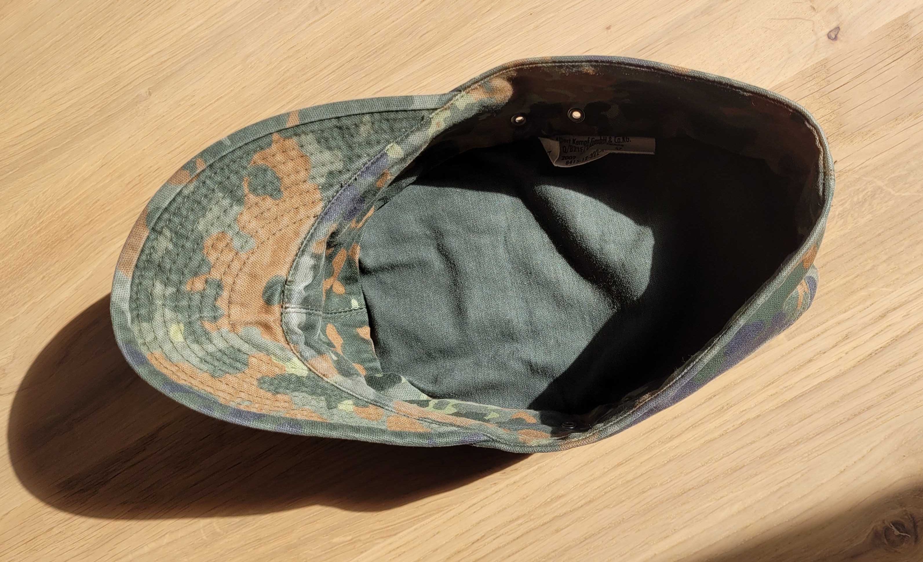 Czapka armii niemieckiej w kamuflażu Flecktarn - oryginalna