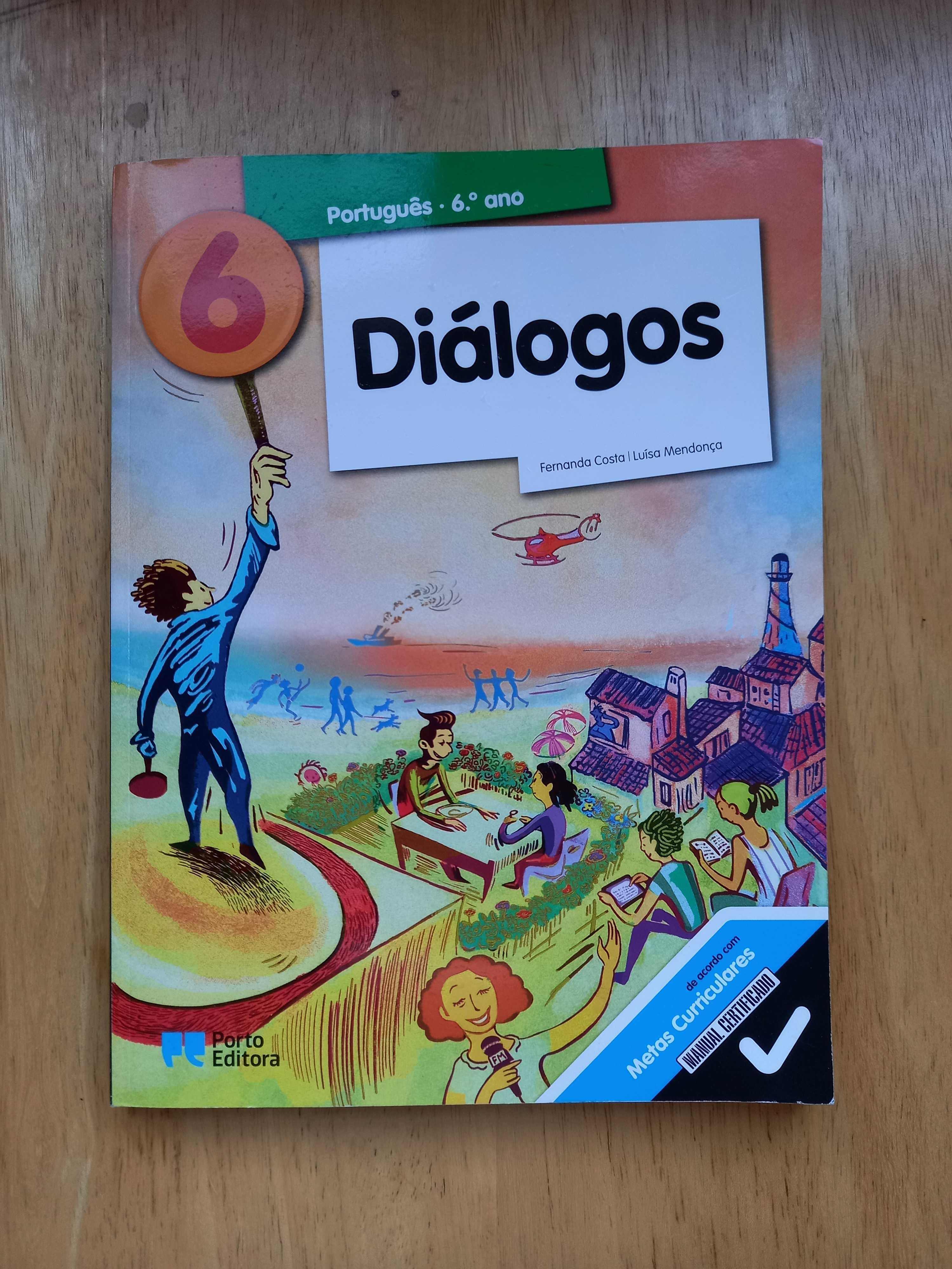 Manual escolar - Diálogos - Português 6.º ano