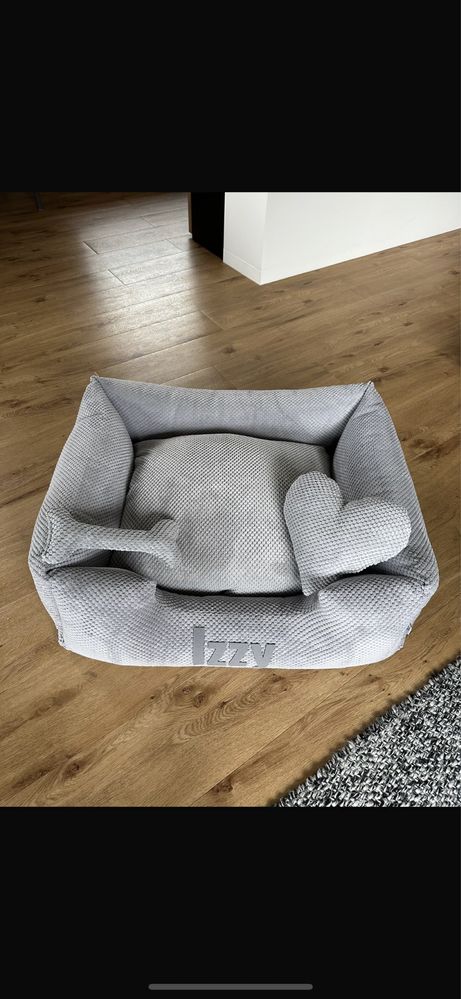 Legowisko Izzy szare dla psa M beds4dogs premium