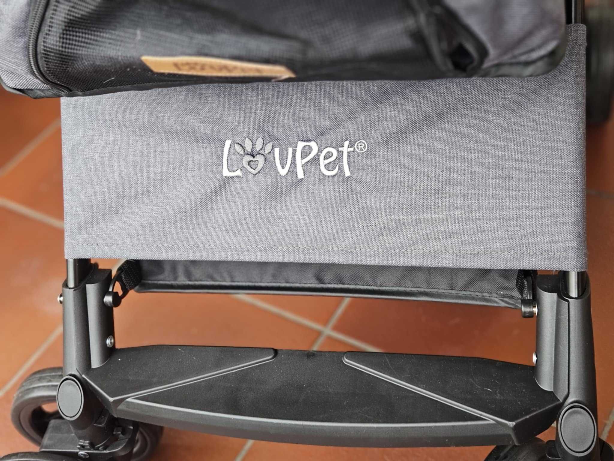 LOVPET Wózek dla psa 2w1 transporter składana torba transportowa 20 kg