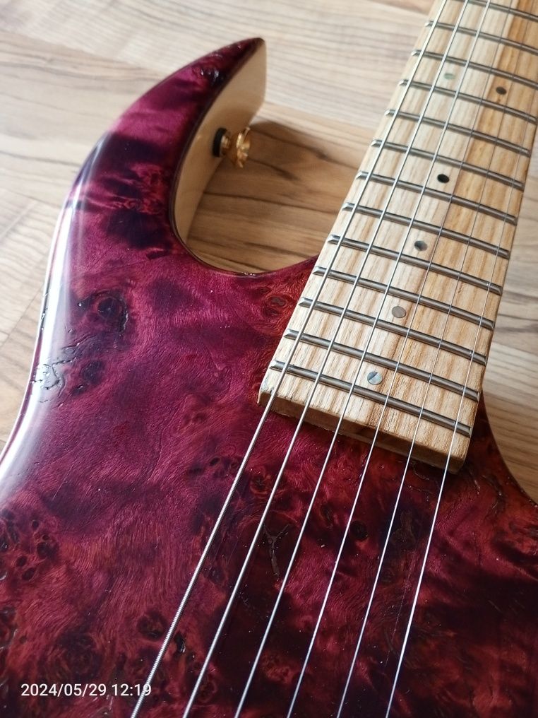 Gitara lutnicza, przetwornik zebra , klucze grover