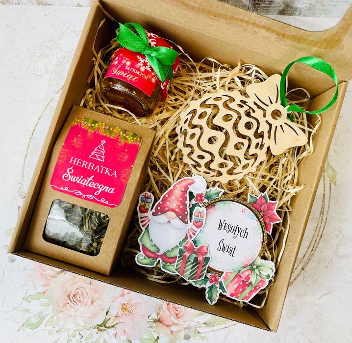 Box świąteczny prezent na święta