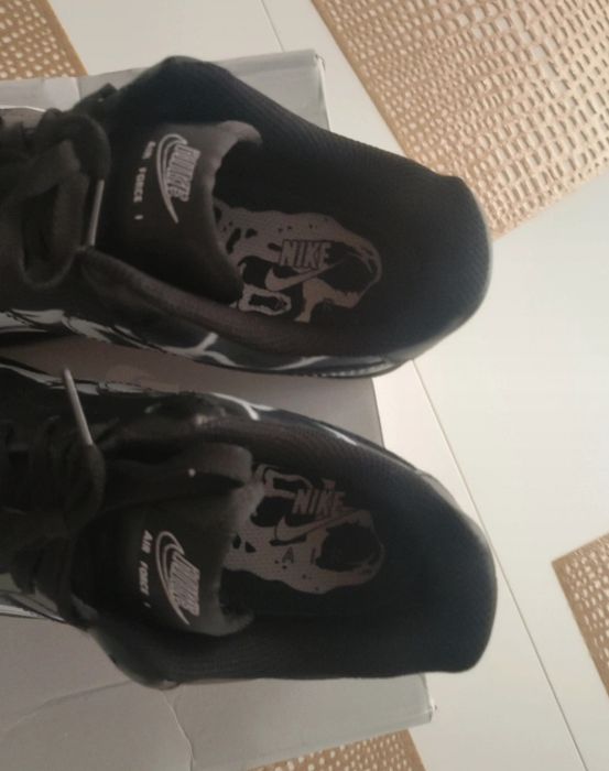 Nike Air force 1 black skeleton