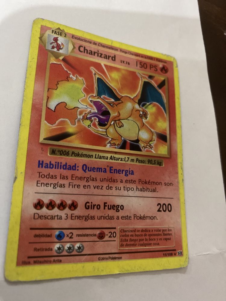 Carta Pokemon Charizard lv.76