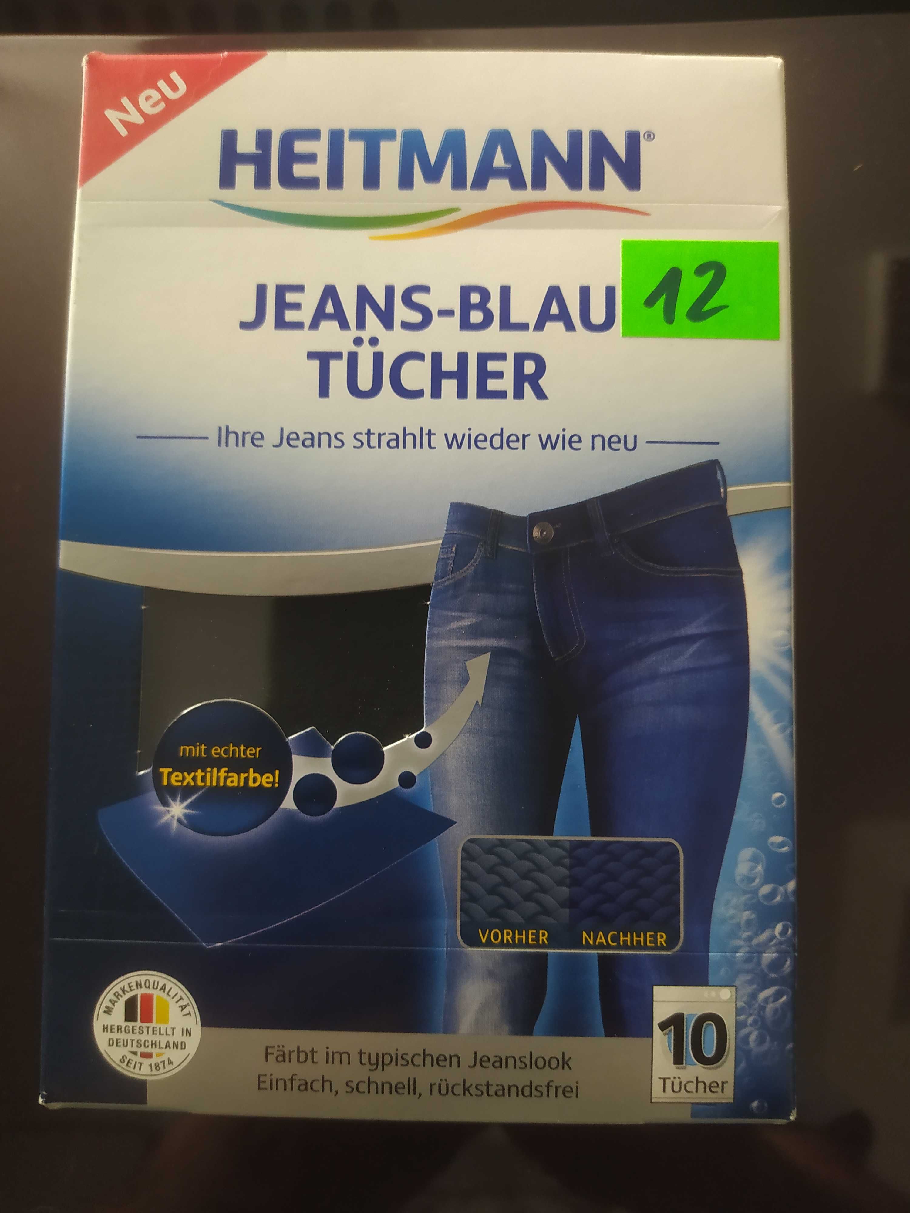 Heitmann jeans-blau tucher do prania dżinsów 4 sztuki