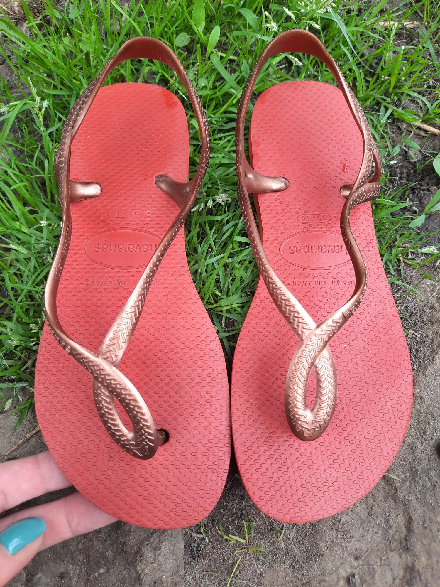 Босоножки босоніжки сандалии havaianas сандали 23СМ р.35