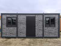 Kit Casa Pré-Fabricada Bungalow Contentor Escritório 5,9 x 2,4 m