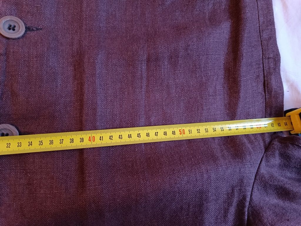 Marynarka damska lniana plus size XXL