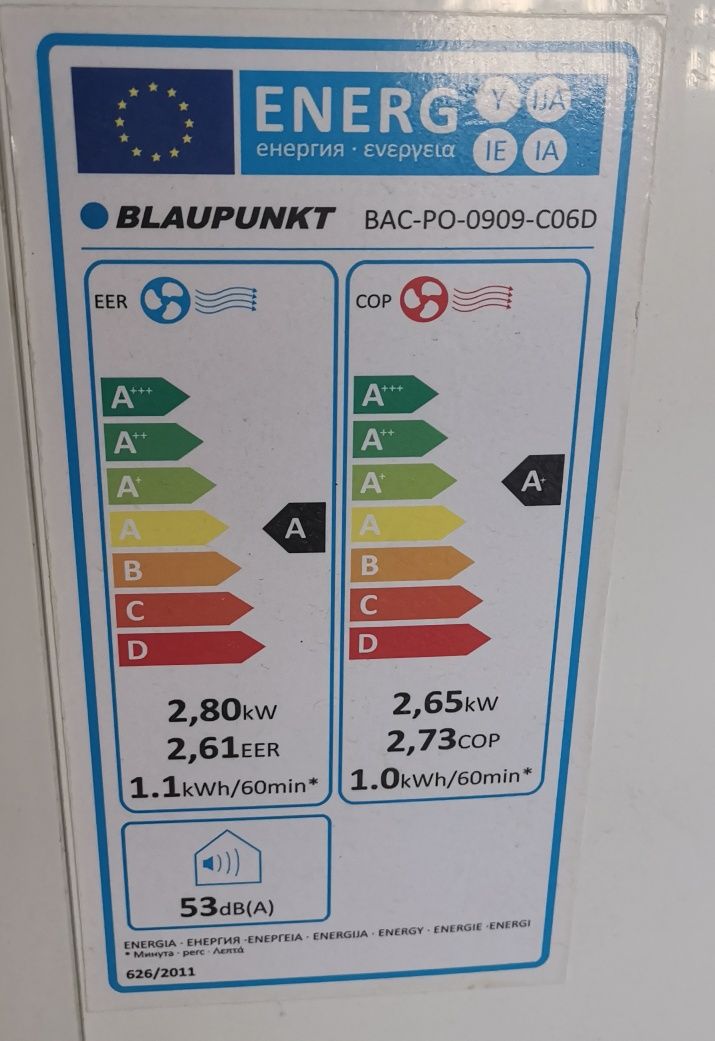 Klimatyzator przenośny Blaupunkt Moby Blue chłodzi, grzeje