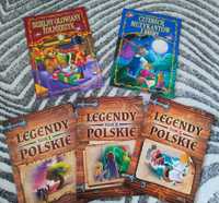 Zestaw książki dla dzieci legendy polskie