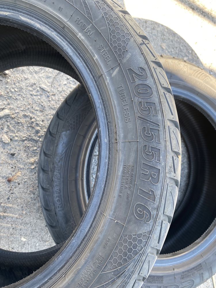 Продам комплект летней резины 205/55 R16