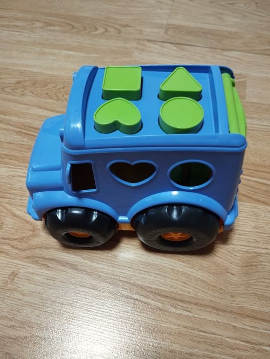 Сортер-автобус "Бусик №1" (синий)